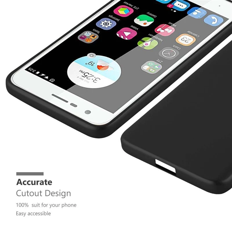 Cadorabo Hülle kompatibel mit ZTE Blade V8 MINI Schutzhülle aus flexiblem TPU Silikon