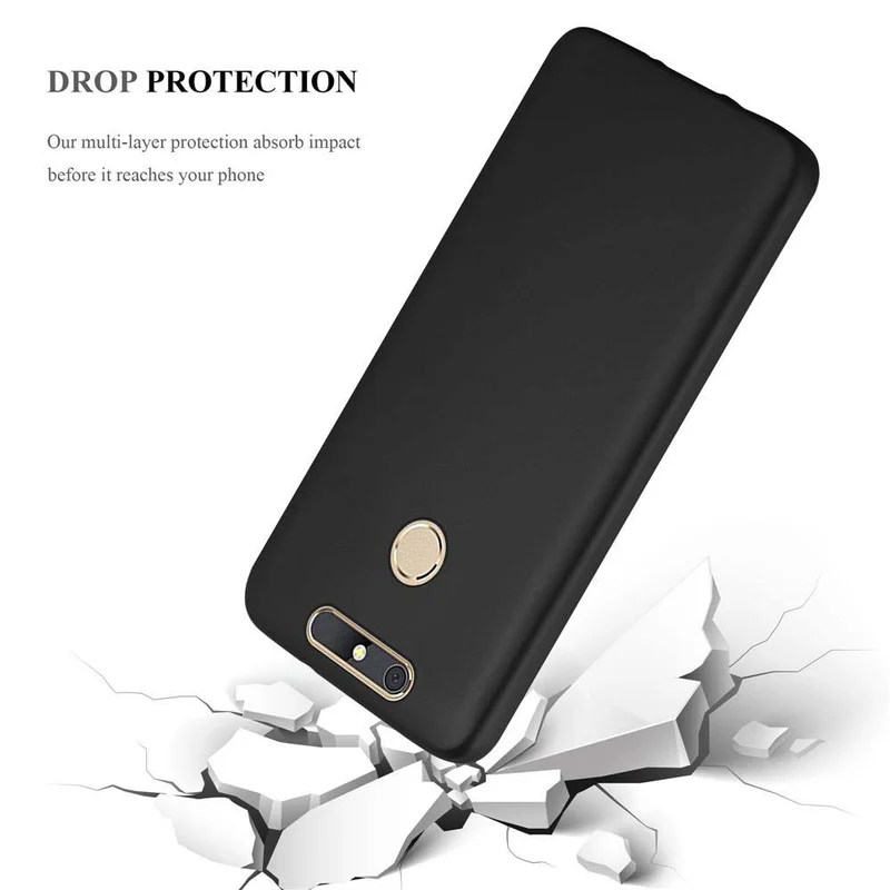 Cadorabo Hülle kompatibel mit ZTE Blade V8 MINI Schutzhülle aus flexiblem TPU Silikon