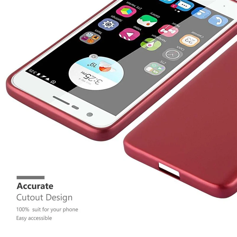 Cadorabo Hülle kompatibel mit ZTE Blade V8 MINI Schutzhülle aus flexiblem TPU Silikon