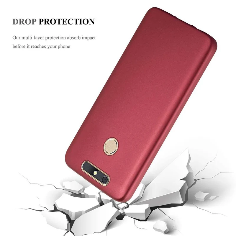 Cadorabo Hülle kompatibel mit ZTE Blade V8 MINI Schutzhülle aus flexiblem TPU Silikon