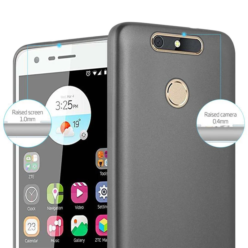 Cadorabo Hülle kompatibel mit ZTE Blade V8 MINI Schutzhülle aus flexiblem TPU Silikon