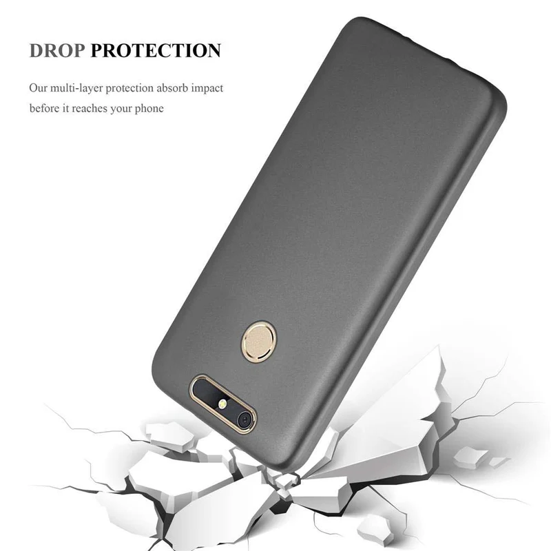 Cadorabo Hülle kompatibel mit ZTE Blade V8 MINI Schutzhülle aus flexiblem TPU Silikon