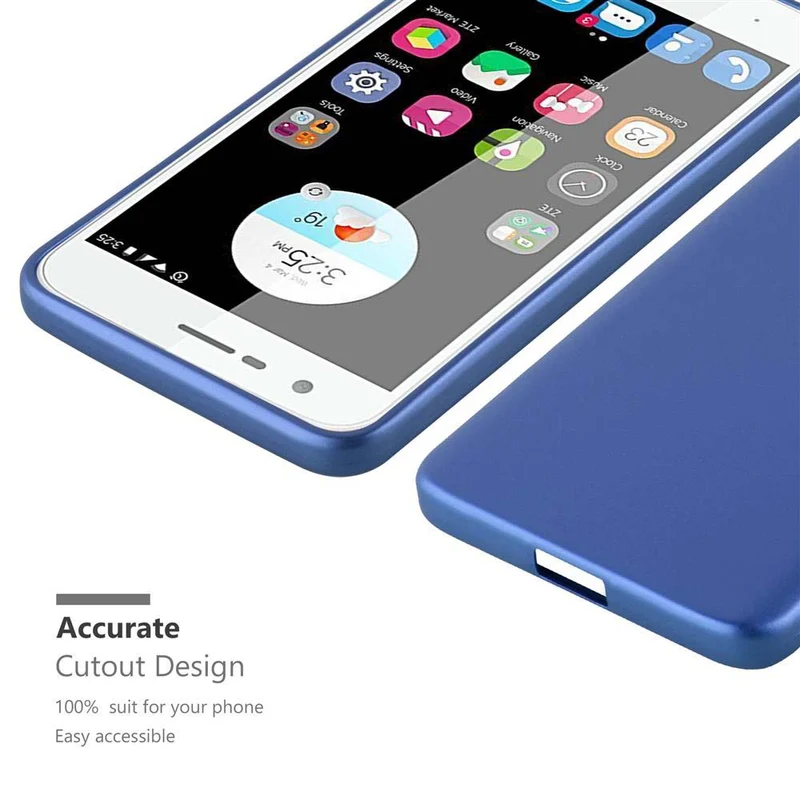 Cadorabo Hülle kompatibel mit ZTE Blade V8 MINI Schutzhülle aus flexiblem TPU Silikon