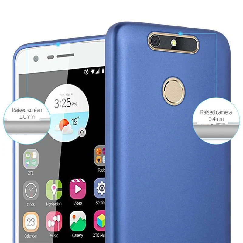 Cadorabo Hülle kompatibel mit ZTE Blade V8 MINI Schutzhülle aus flexiblem TPU Silikon