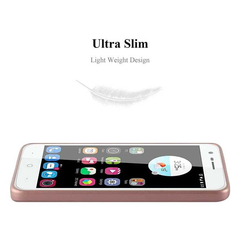 Cadorabo Hülle kompatibel mit ZTE Blade V8 MINI Schutzhülle aus flexiblem TPU Silikon