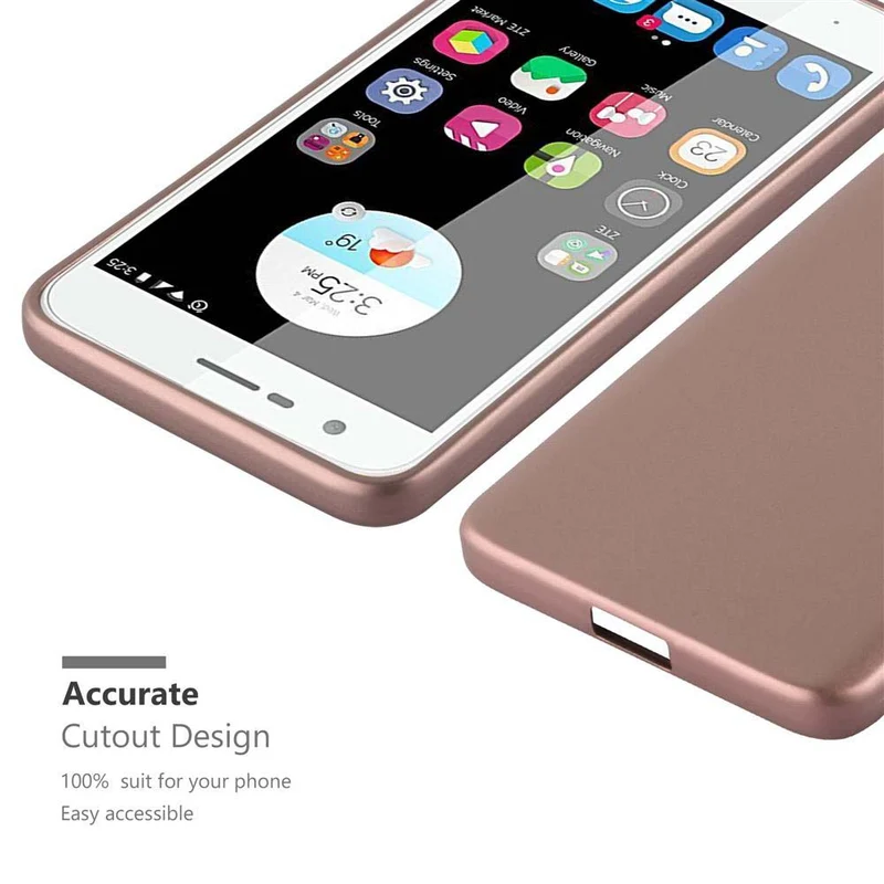 Cadorabo Hülle kompatibel mit ZTE Blade V8 MINI Schutzhülle aus flexiblem TPU Silikon