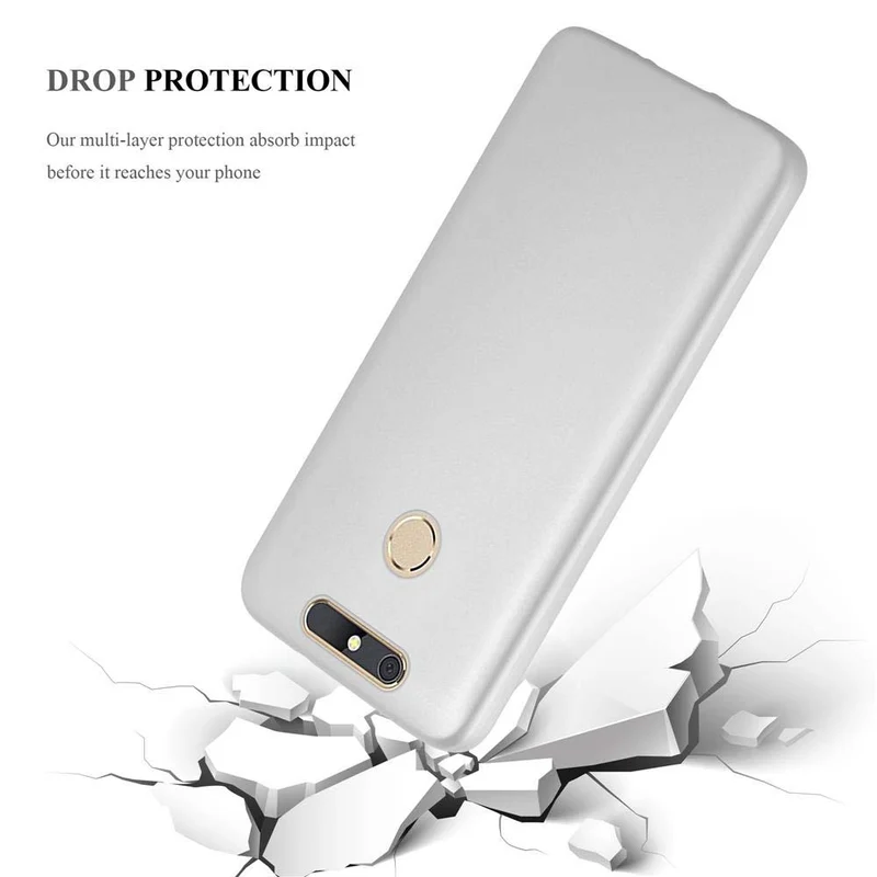 Cadorabo Hülle kompatibel mit ZTE Blade V8 MINI Schutzhülle aus flexiblem TPU Silikon
