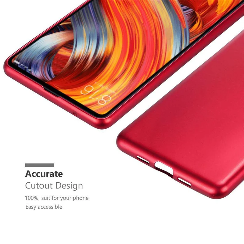 Cadorabo Hülle kompatibel mit Xiaomi Mi MIX 2 Schutzhülle aus flexiblem TPU Silikon
