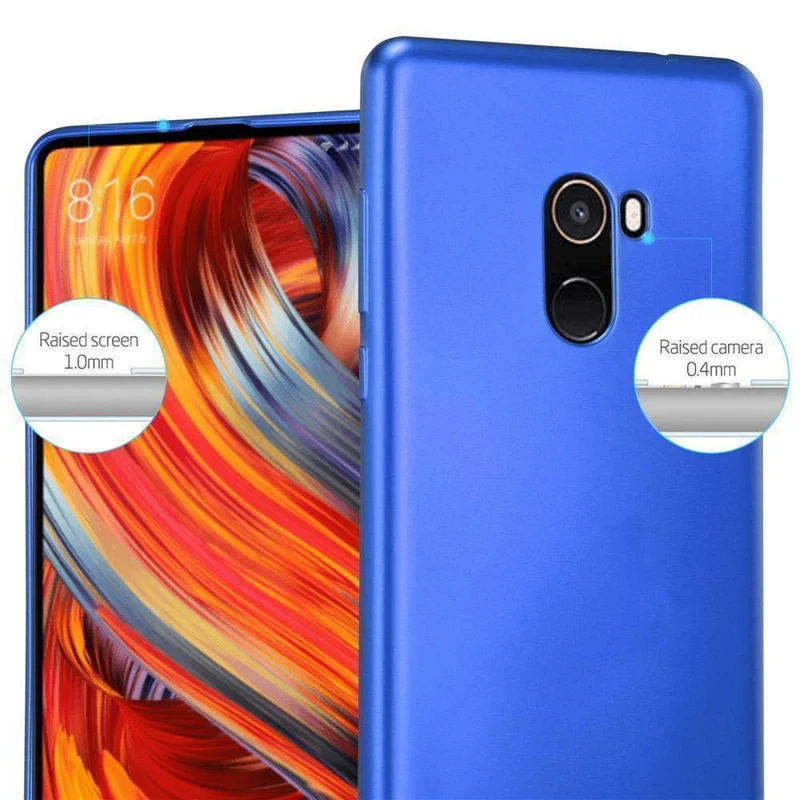 Cadorabo Hülle kompatibel mit Xiaomi Mi MIX 2 Schutzhülle aus flexiblem TPU Silikon