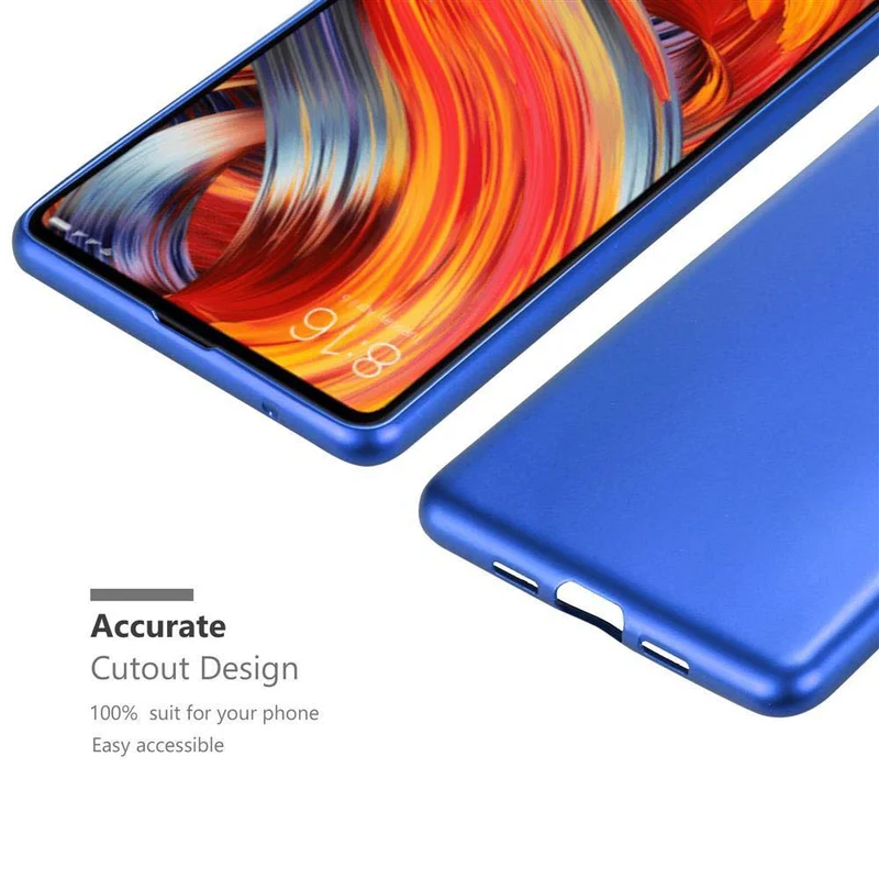 Cadorabo Hülle kompatibel mit Xiaomi Mi MIX 2 Schutzhülle aus flexiblem TPU Silikon