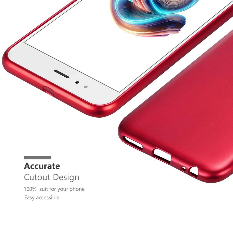 Cadorabo Hülle kompatibel mit Xiaomi Mi A1 / Mi 5X Schutzhülle aus flexiblem TPU Silikon
