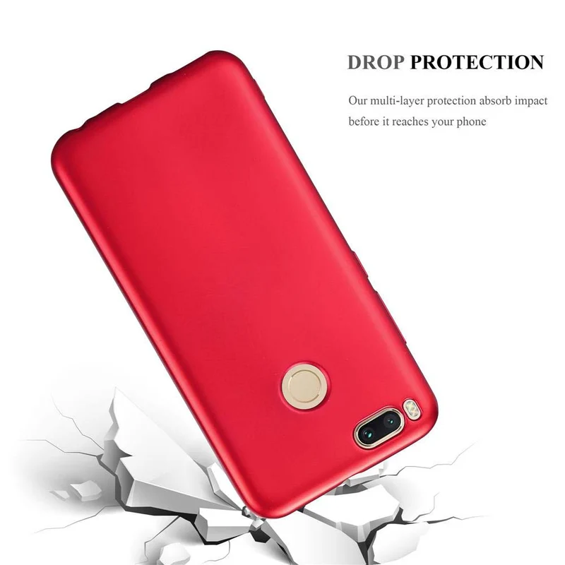 Cadorabo Hülle kompatibel mit Xiaomi Mi A1 / Mi 5X Schutzhülle aus flexiblem TPU Silikon