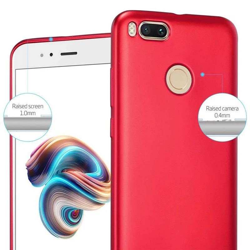 Cadorabo Hülle kompatibel mit Xiaomi Mi A1 / Mi 5X Schutzhülle aus flexiblem TPU Silikon