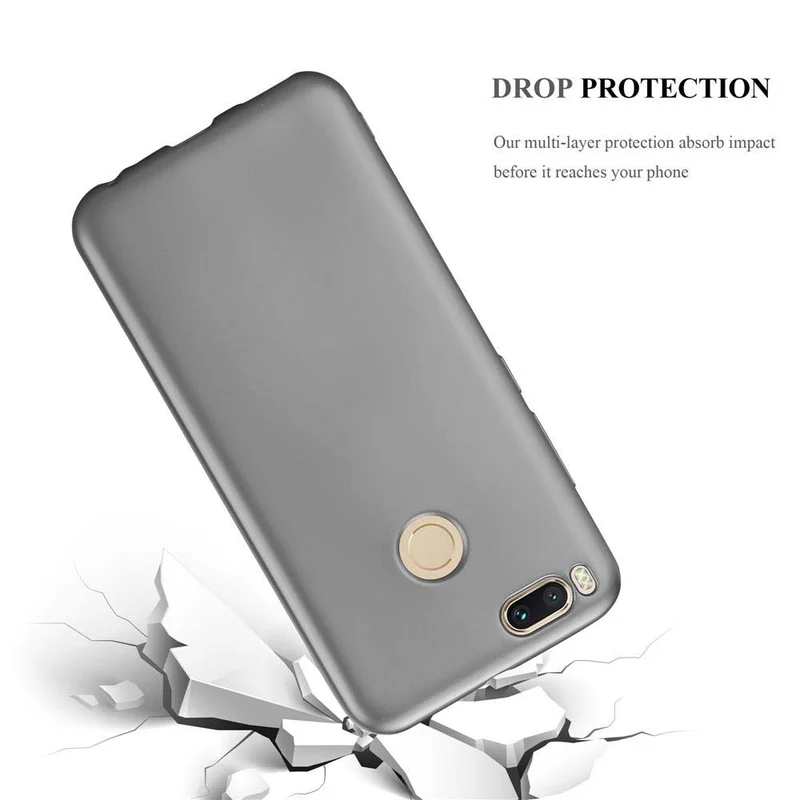 Cadorabo Hülle kompatibel mit Xiaomi Mi A1 / Mi 5X Schutzhülle aus flexiblem TPU Silikon