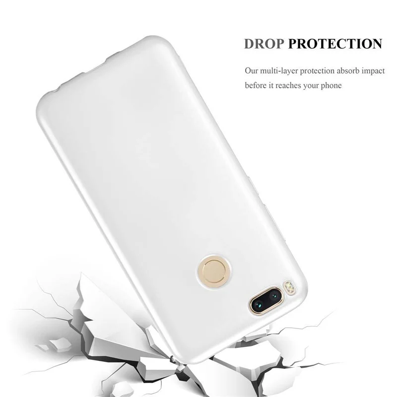 Cadorabo Hülle kompatibel mit Xiaomi Mi A1 / Mi 5X Schutzhülle aus flexiblem TPU Silikon