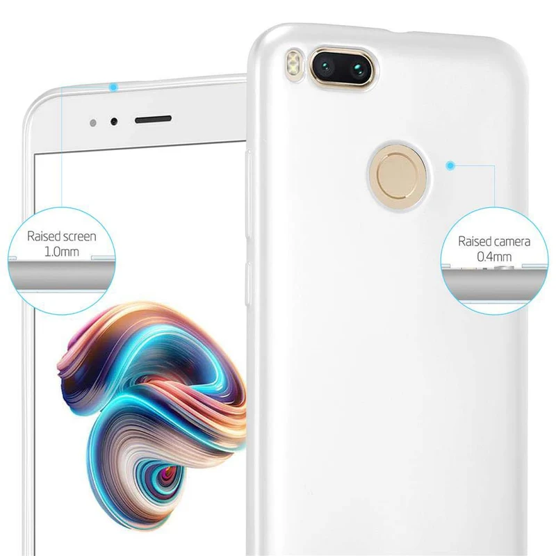 Cadorabo Hülle kompatibel mit Xiaomi Mi A1 / Mi 5X Schutzhülle aus flexiblem TPU Silikon