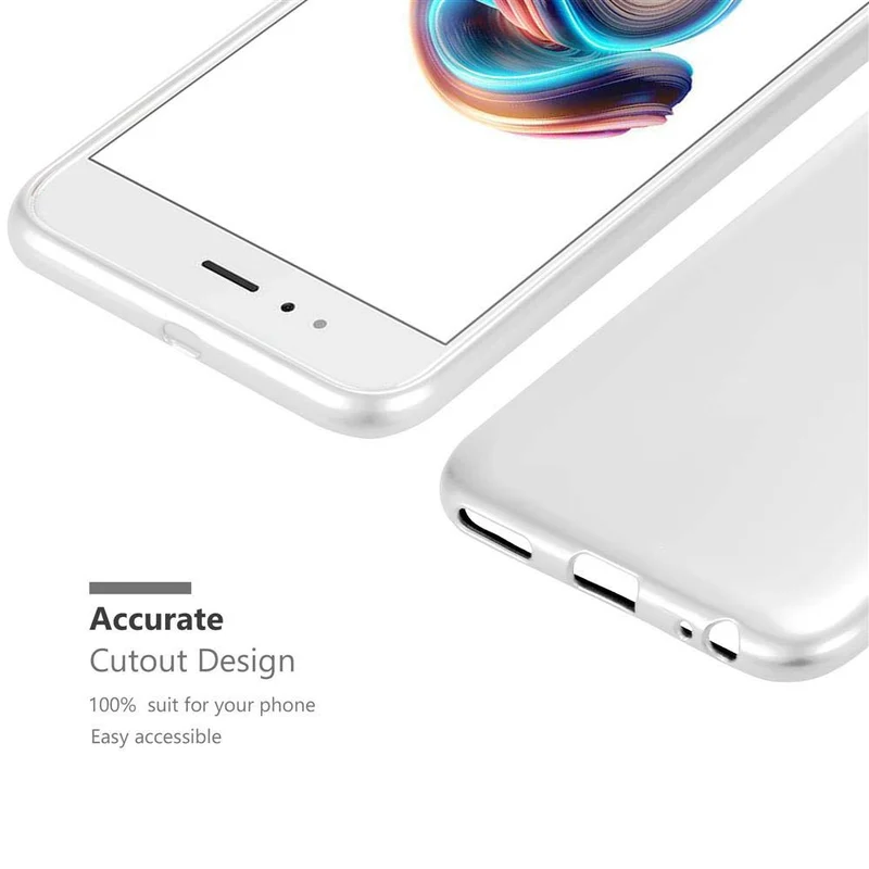 Cadorabo Hülle kompatibel mit Xiaomi Mi A1 / Mi 5X Schutzhülle aus flexiblem TPU Silikon