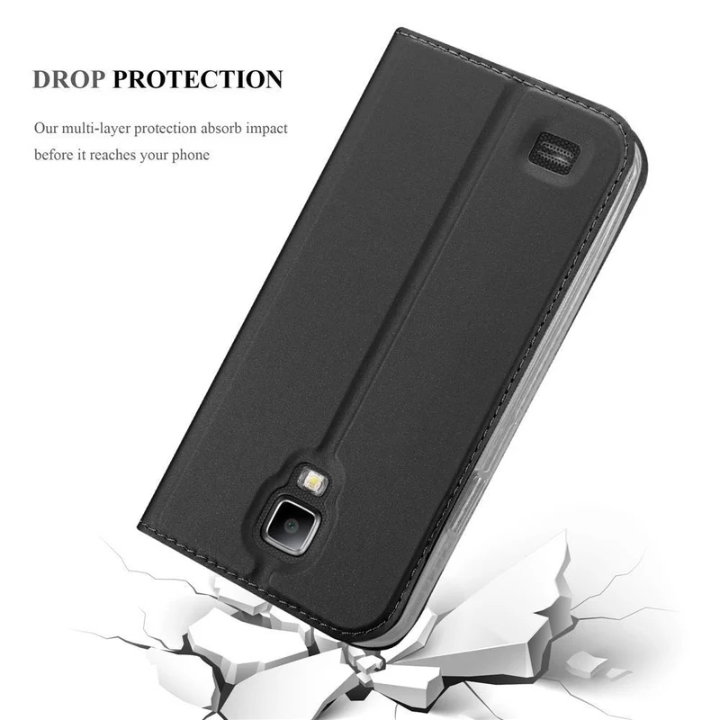 Cadorabo Hülle kompatibel mit Samsung Galaxy S4 ACTIVE Schutzhülle mit Magnetverschluss, Standfunktion und Kartenfach