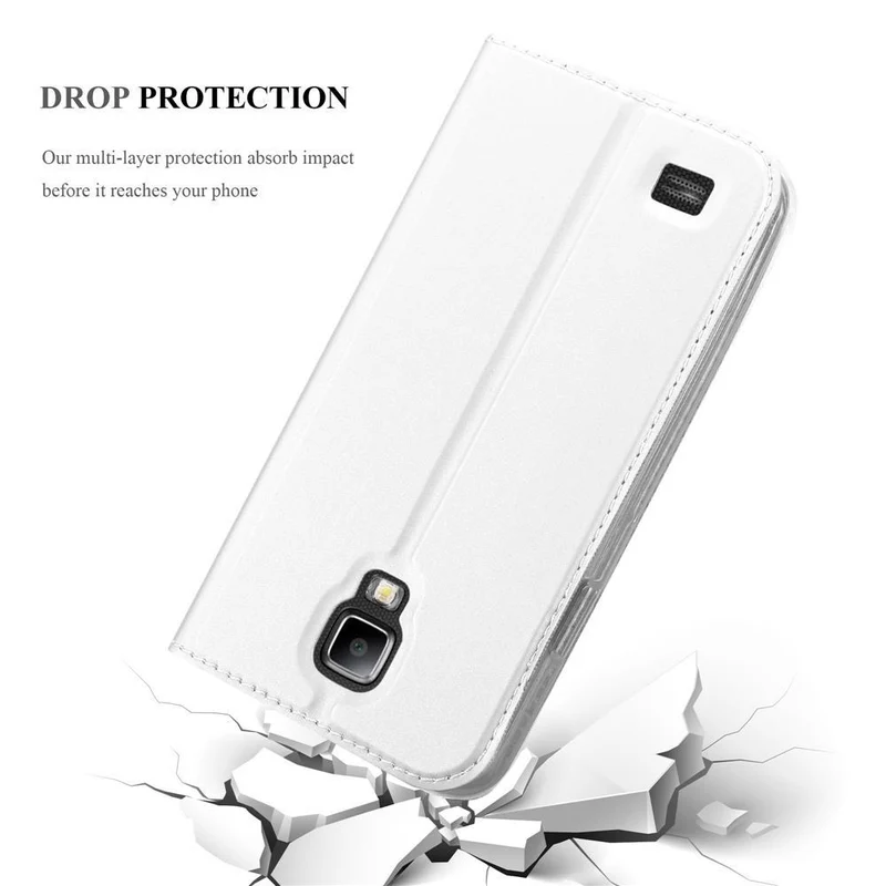 Cadorabo Hülle kompatibel mit Samsung Galaxy S4 ACTIVE Schutzhülle mit Magnetverschluss, Standfunktion und Kartenfach