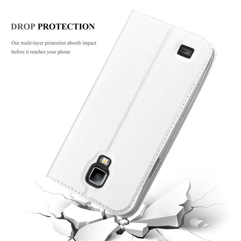 Cadorabo Hülle kompatibel mit Samsung Galaxy S4 ACTIVE Schutzhülle mit Magnetverschluss, Standfunktion und Kartenfach