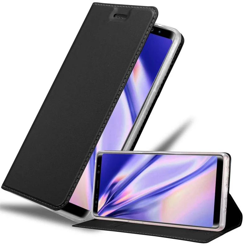 Cadorabo Hülle kompatibel mit Samsung Galaxy NOTE 8 Schutzhülle mit Magnetverschluss, Standfunktion und Kartenfach
