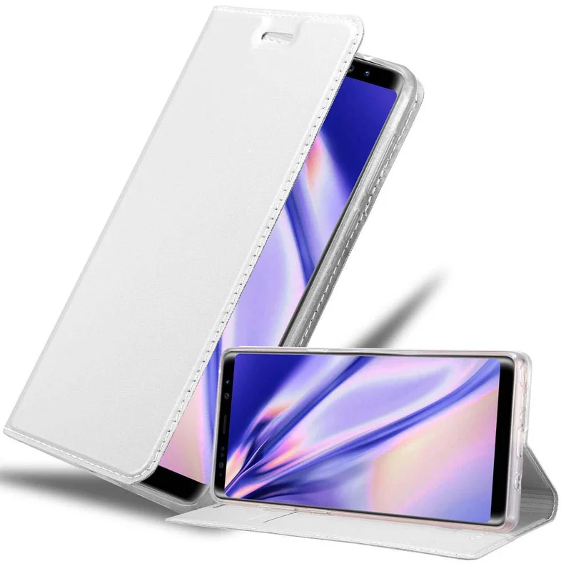 Cadorabo Hülle kompatibel mit Samsung Galaxy NOTE 8 Schutzhülle mit Magnetverschluss, Standfunktion und Kartenfach