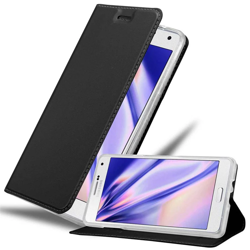 Cadorabo Hülle kompatibel mit Samsung Galaxy A7 2015 Schutzhülle mit Magnetverschluss, Standfunktion und Kartenfach