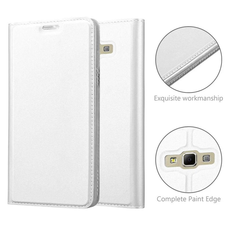 Cadorabo Hülle kompatibel mit Samsung Galaxy A7 2015 Schutzhülle mit Magnetverschluss, Standfunktion und Kartenfach