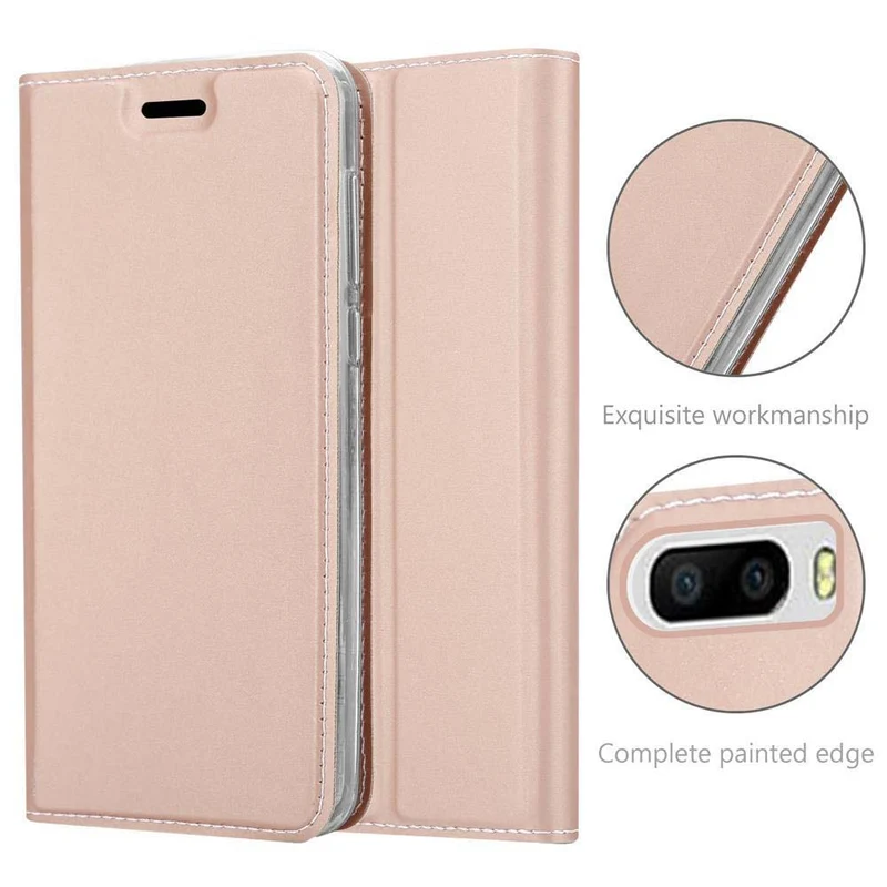 Cadorabo Hülle kompatibel mit Honor 6 PLUS Schutzhülle mit Magnetverschluss, Standfunktion und Kartenfach