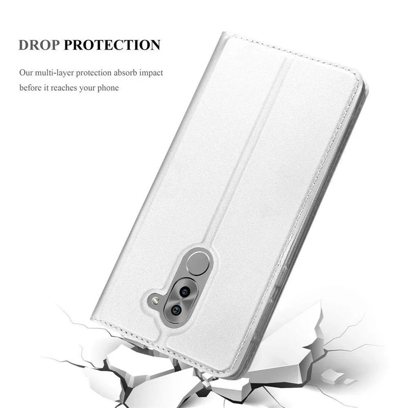 Cadorabo Hülle kompatibel mit Huawei MATE 9 LITE / GR5 2017 / Honor 6X Schutzhülle mit Magnetverschluss, Standfunktion und Kartenfach