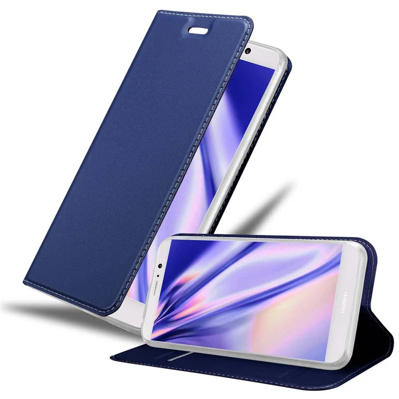 Cadorabo Hülle kompatibel mit Huawei MATE 9 Schutzhülle mit Magnetverschluss, Standfunktion und Kartenfach