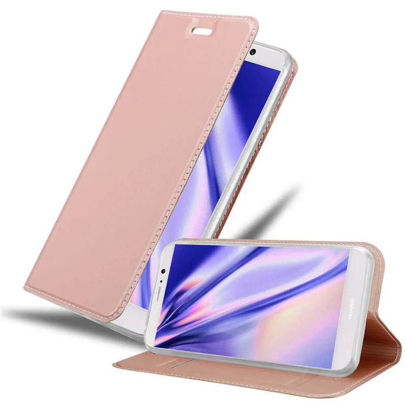 Cadorabo Hülle kompatibel mit Huawei MATE 9 Schutzhülle mit Magnetverschluss, Standfunktion und Kartenfach