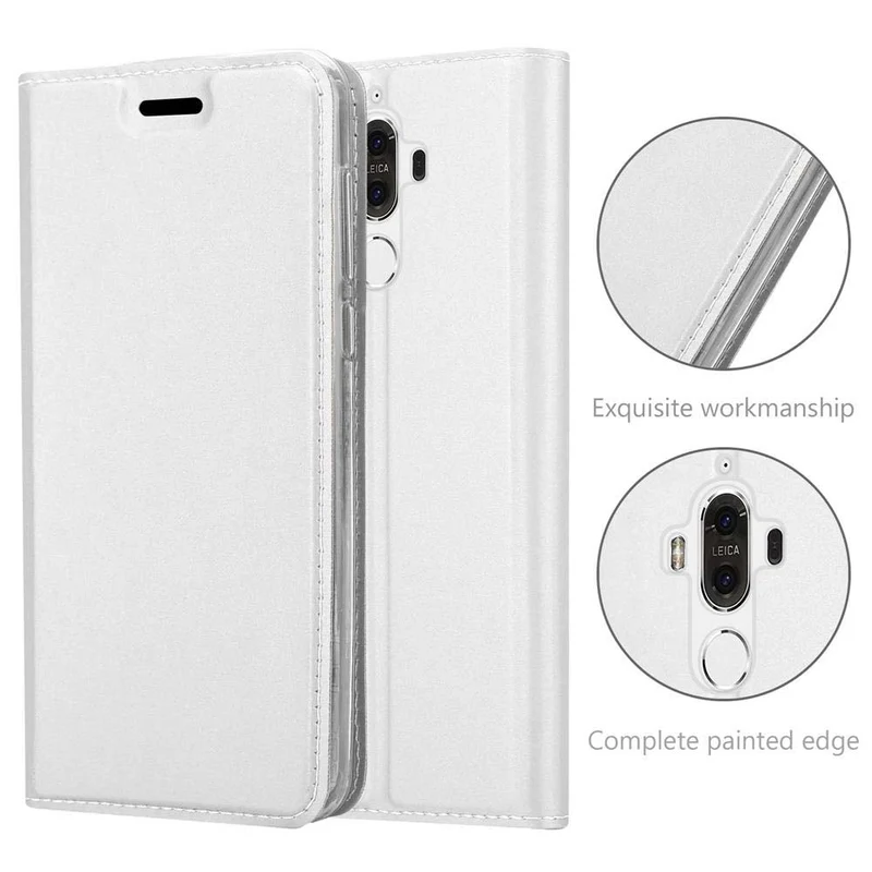 Cadorabo Hülle kompatibel mit Huawei MATE 9 Schutzhülle mit Magnetverschluss, Standfunktion und Kartenfach