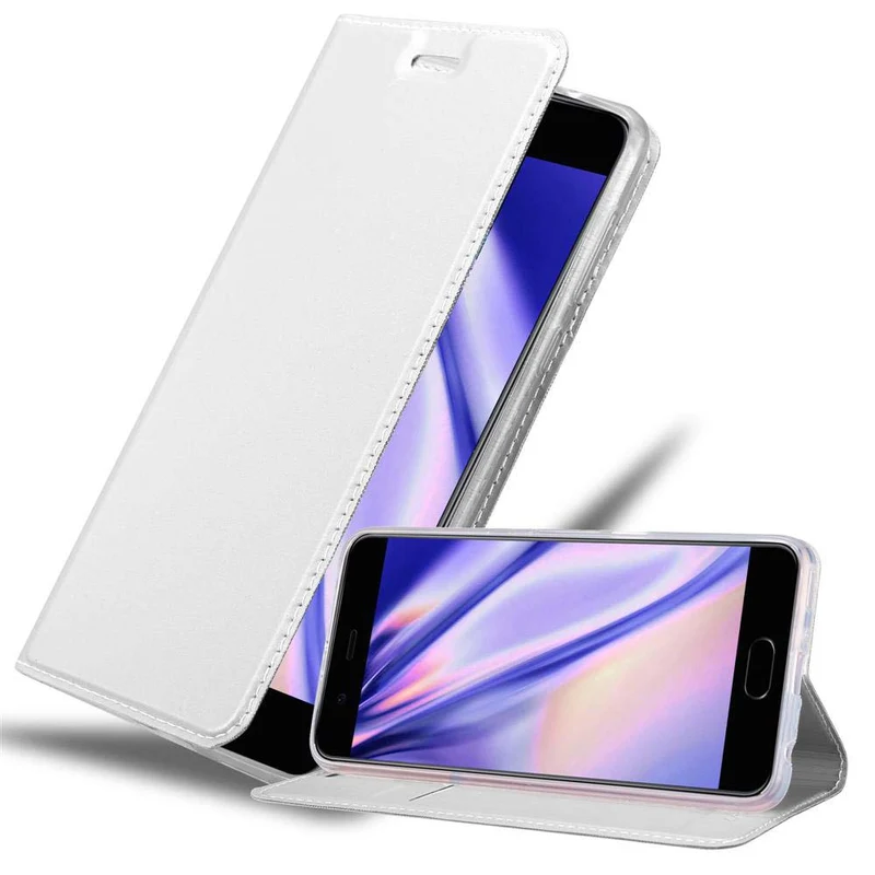 Cadorabo Hülle kompatibel mit Huawei P10 PLUS Schutzhülle mit Magnetverschluss, Standfunktion und Kartenfach
