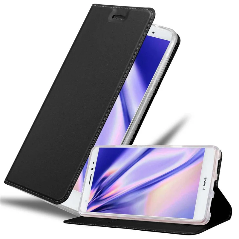 Cadorabo Hülle kompatibel mit Huawei MATE S Schutzhülle mit Magnetverschluss, Standfunktion und Kartenfach