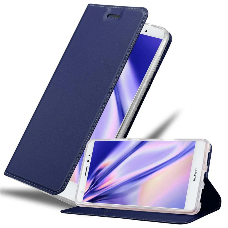 Cadorabo Hülle kompatibel mit Huawei MATE S Schutzhülle mit Magnetverschluss, Standfunktion und Kartenfach