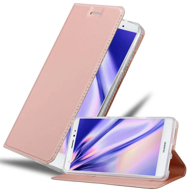 Cadorabo Hülle kompatibel mit Huawei MATE S Schutzhülle mit Magnetverschluss, Standfunktion und Kartenfach
