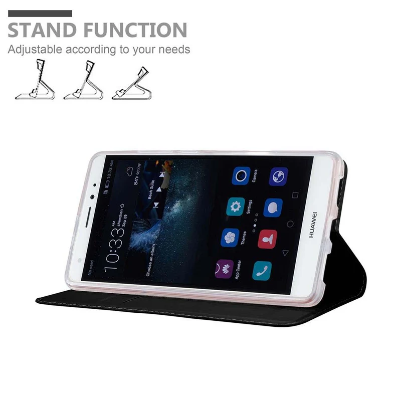 Cadorabo Hülle kompatibel mit Huawei MATE S Schutzhülle mit Magnetverschluss, Standfunktion und Kartenfach