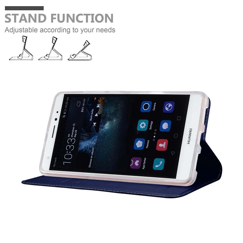 Cadorabo Hülle kompatibel mit Huawei MATE S Schutzhülle mit Magnetverschluss, Standfunktion und Kartenfach
