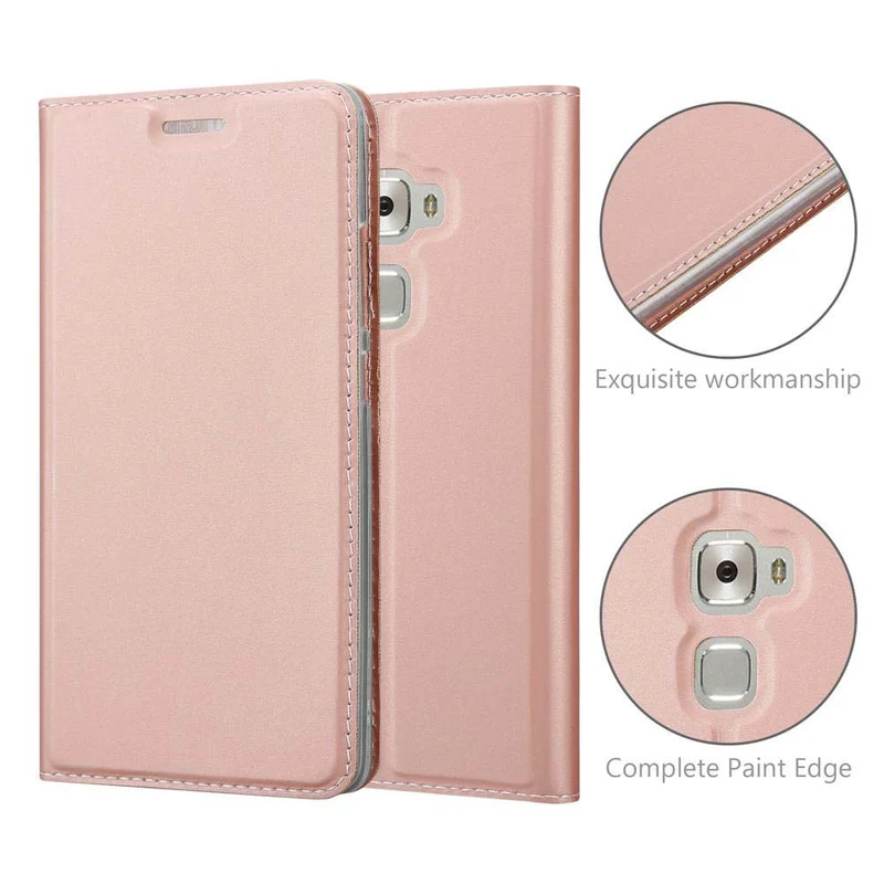 Cadorabo Hülle kompatibel mit Huawei MATE S Schutzhülle mit Magnetverschluss, Standfunktion und Kartenfach
