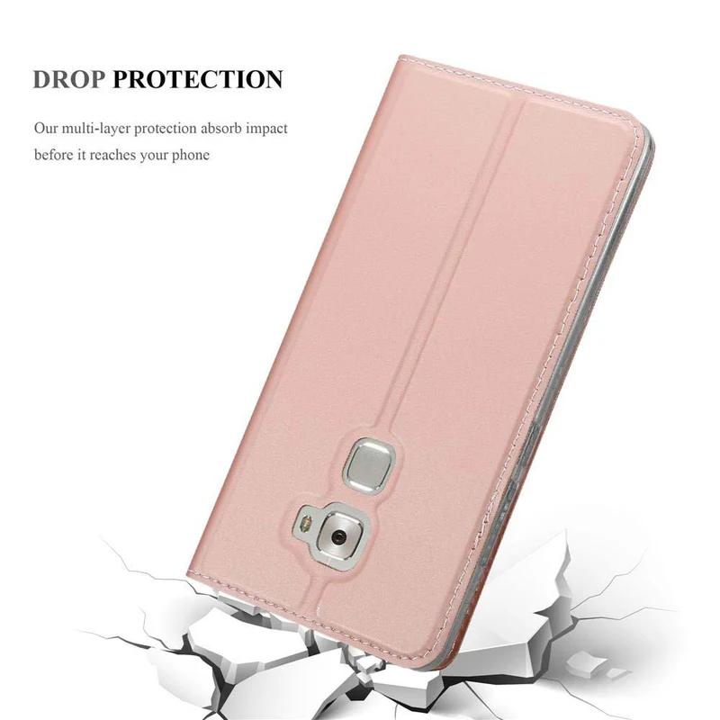 Cadorabo Hülle kompatibel mit Huawei MATE S Schutzhülle mit Magnetverschluss, Standfunktion und Kartenfach