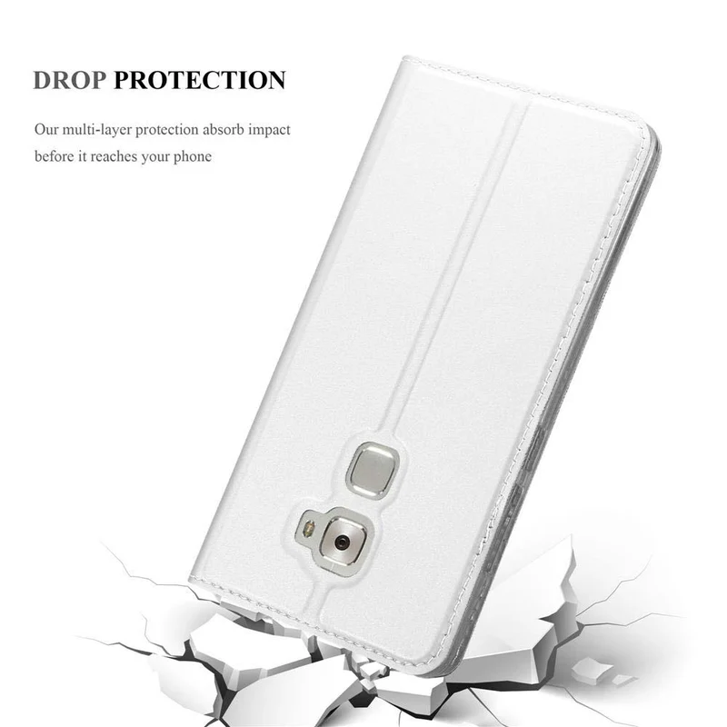 Cadorabo Hülle kompatibel mit Huawei MATE S Schutzhülle mit Magnetverschluss, Standfunktion und Kartenfach