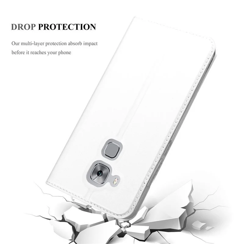 Cadorabo Hülle kompatibel mit Huawei NOVA PLUS Schutzhülle mit Magnetverschluss, Standfunktion und Kartenfach