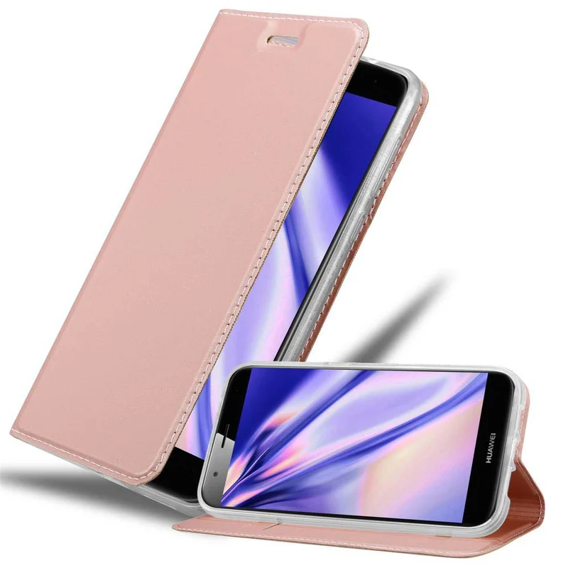 Cadorabo Hülle kompatibel mit Huawei ASCEND G7 PLUS / G8 / GX8 Schutzhülle mit Magnetverschluss, Standfunktion und Kartenfach