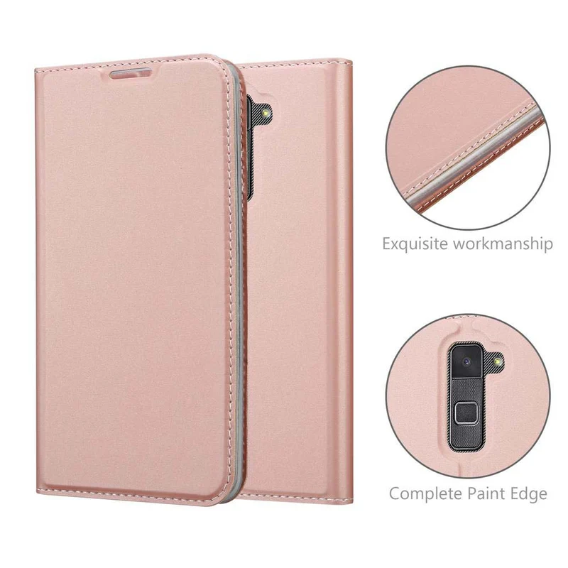 Cadorabo Hülle kompatibel mit LG STYLUS 2 Schutzhülle mit Magnetverschluss, Standfunktion und Kartenfach