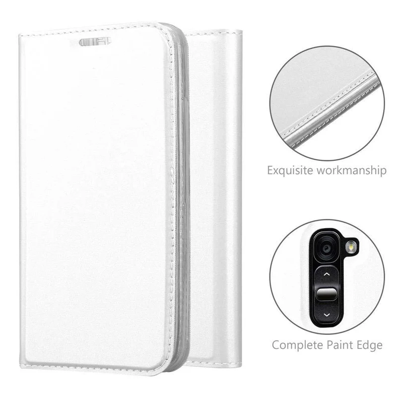 Cadorabo Hülle kompatibel mit LG G2 MINI Schutzhülle mit Magnetverschluss, Standfunktion und Kartenfach