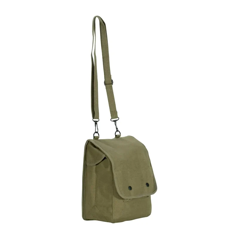 Umhängetasche Canvas Map Case oliv