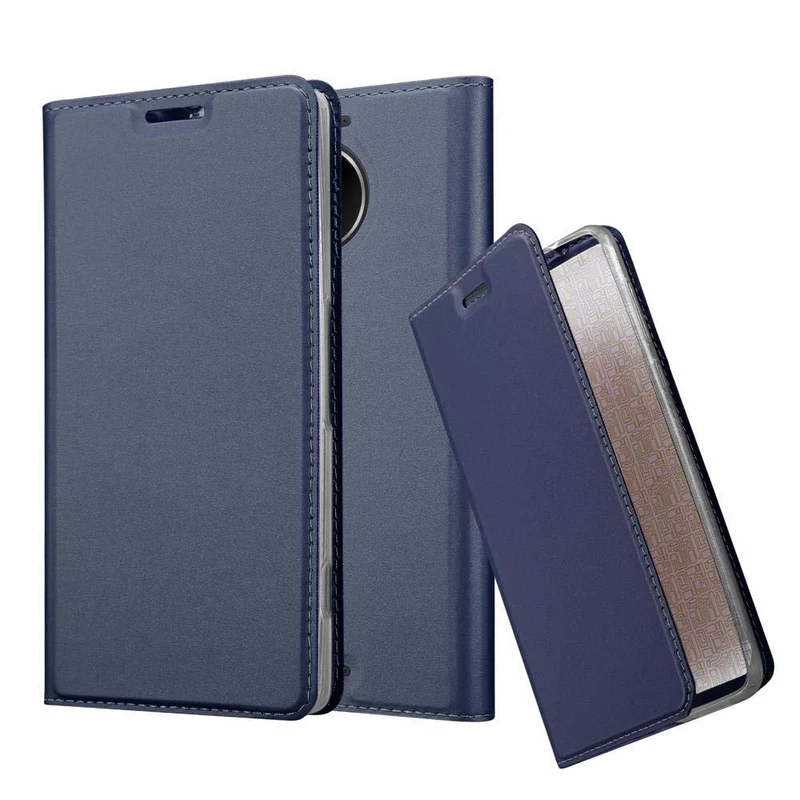 Cadorabo Hülle kompatibel mit Nokia Lumia 950 XL Schutzhülle mit Magnetverschluss, Standfunktion und Kartenfach