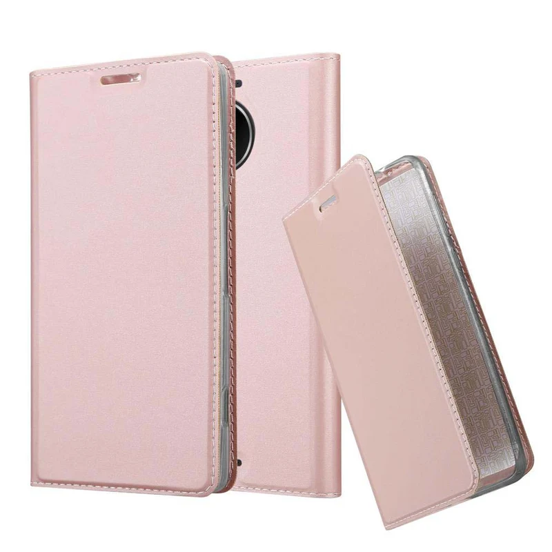 Cadorabo Hülle kompatibel mit Nokia Lumia 950 XL Schutzhülle mit Magnetverschluss, Standfunktion und Kartenfach