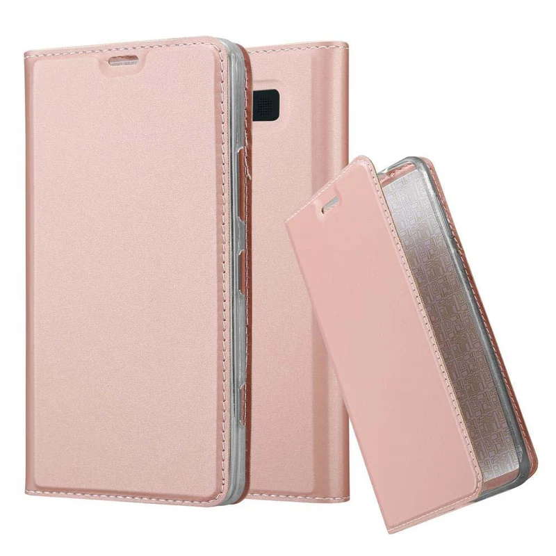 Cadorabo Hülle kompatibel mit Nokia Lumia 950 Schutzhülle mit Magnetverschluss, Standfunktion und Kartenfach